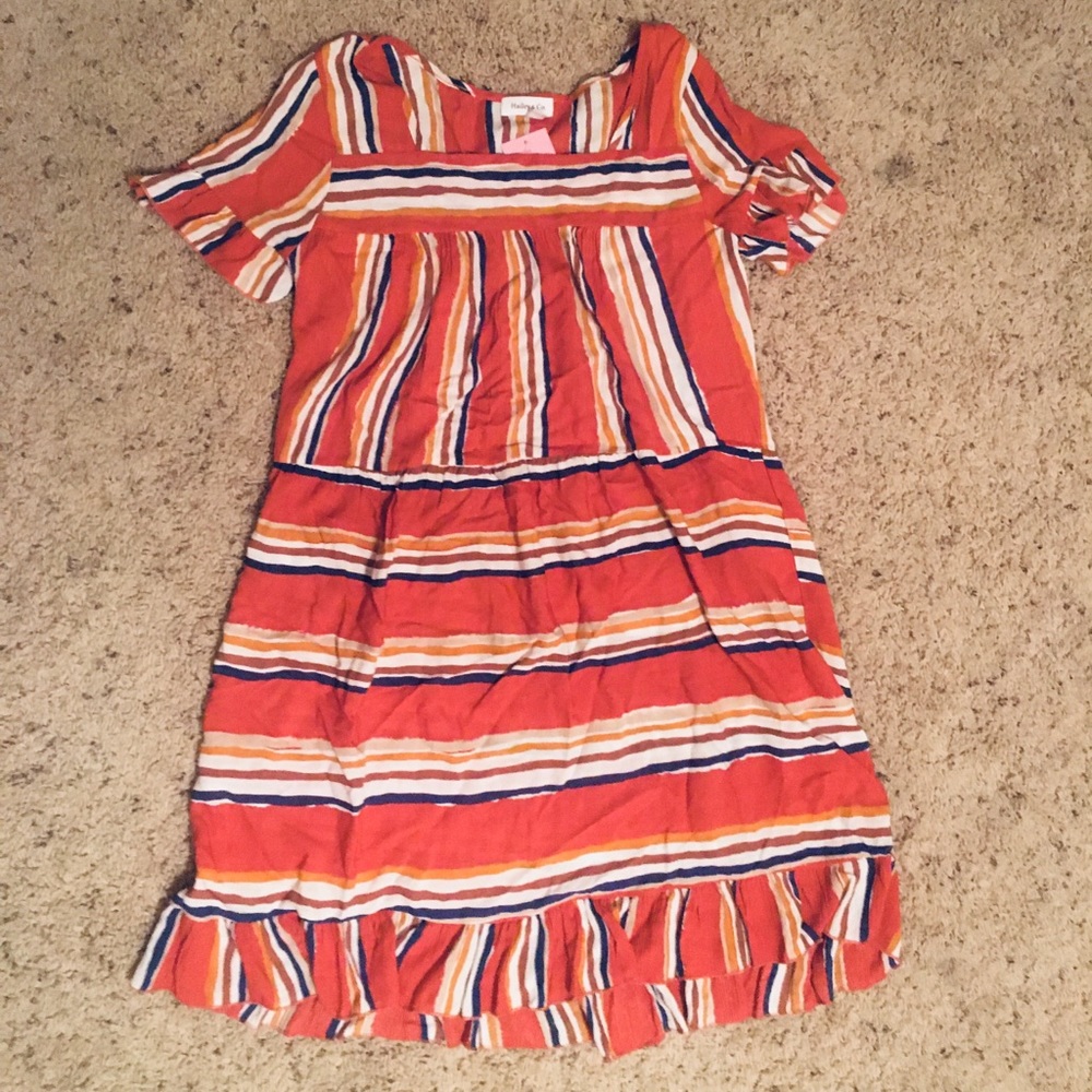 Hailey & Co. striped midi dress